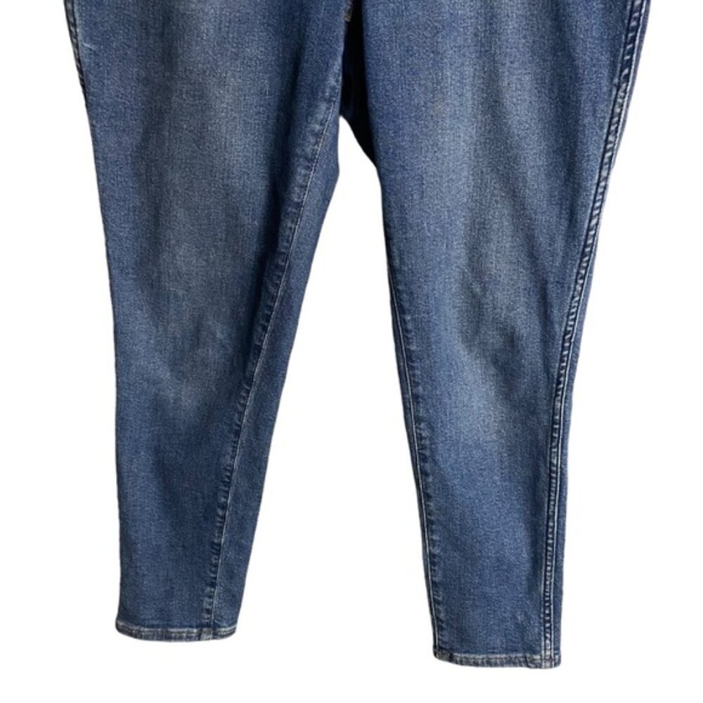 Madewell Women's Medium Indigo High Rise Skinny Crop Jeans - Picture 3 of 9